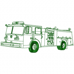 Fire Truck Embroidery Design 5 Fire Truck Embroidery Design 5